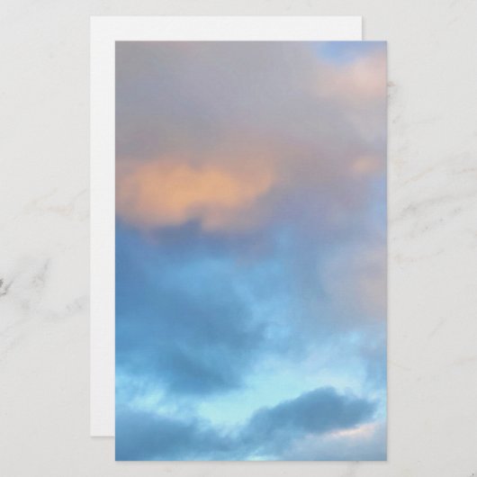 Dream Clouds Briefpapier (Voorkant / Achterkant)