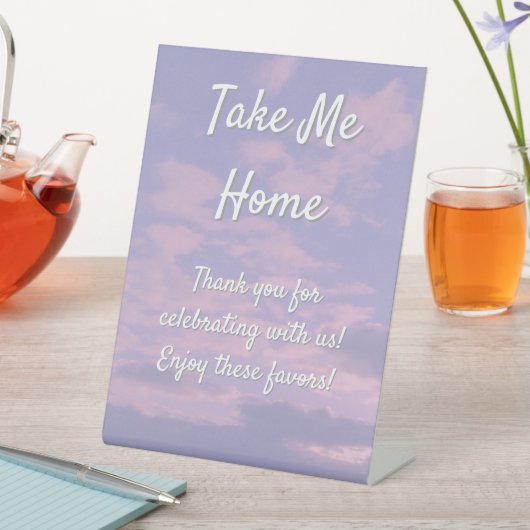 Dream Clouds Lover Favorieten Reclamebord Met Voetstuk (Insitu)