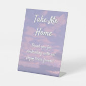 Dream Clouds Lover Favorieten Reclamebord Met Voetstuk (Voorkant)