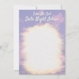 Dream Clouds Lover Kaarten - Date Night Ideeën