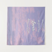 Dream Clouds Lover Thema wandtapijt Wandkleed (Voorkant (horizontaal))