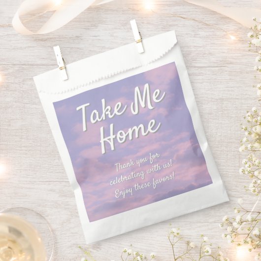 Dream Clouds Lover Theme Bedankzakje (Geknipt)