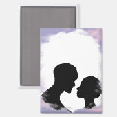 Dream Clouds Lover Theme Fotomagneet Magneet (Voorkant / Achterkant)