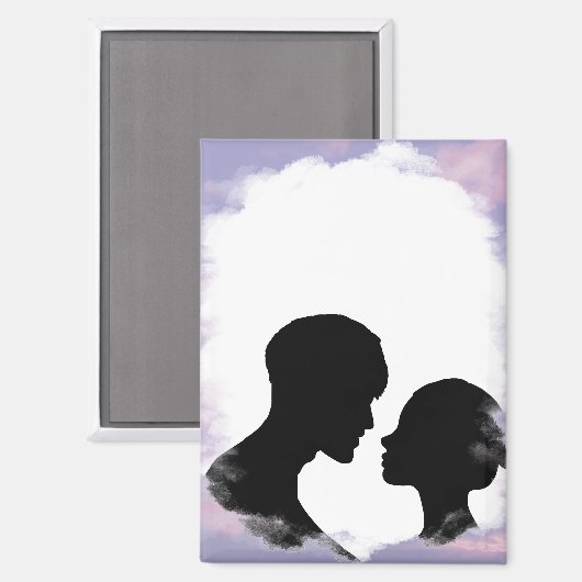 Dream Clouds Lover Theme Fotomagneet Magneet (Voorkant / Achterkant)
