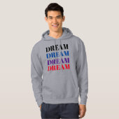 Dream Colorful Motivatie Hoodie (Voorkant volledig)