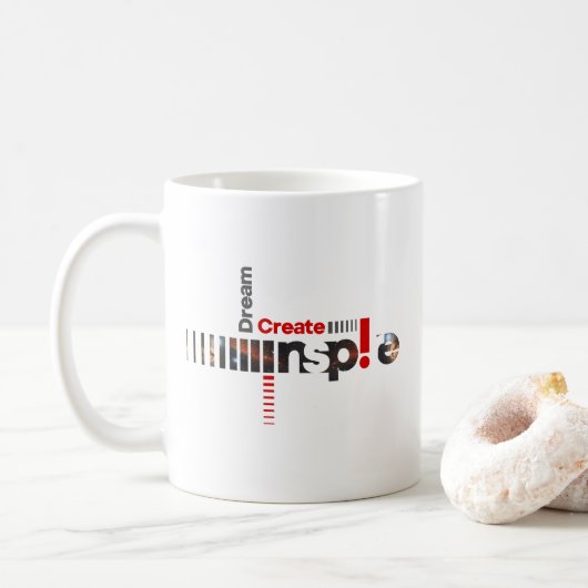 Dream Creëer Inspire | Klassieke Mok #11 (Met donut)