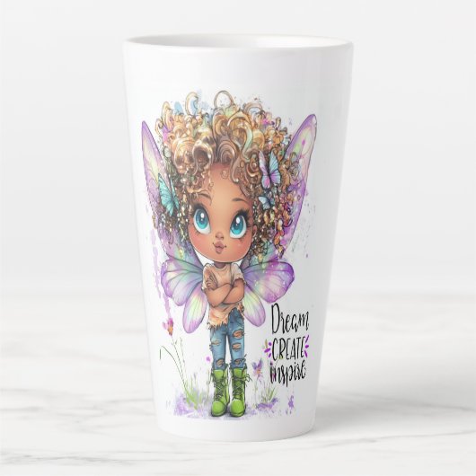Dream Creëer inspireert Lil Fairy Latte Mok (Voorkant)