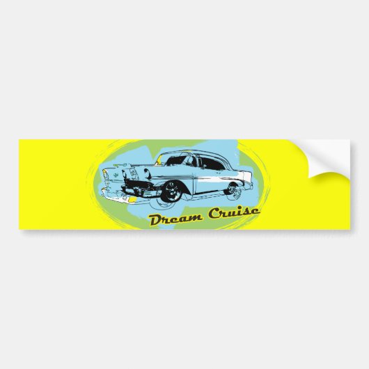 Dream Cruise Bumpersticker (Voorkant)