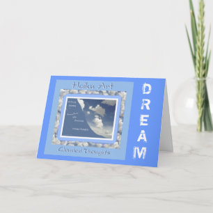 Dream Customizable Haiku Greeting Card Kaart