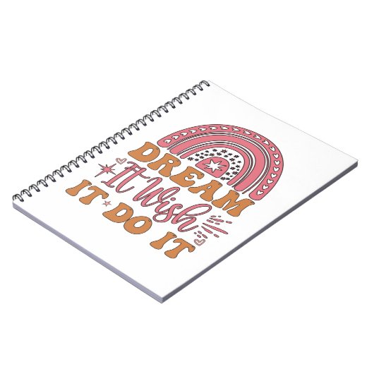 Dream dat het het doet notitieboek (Linkerzijde)