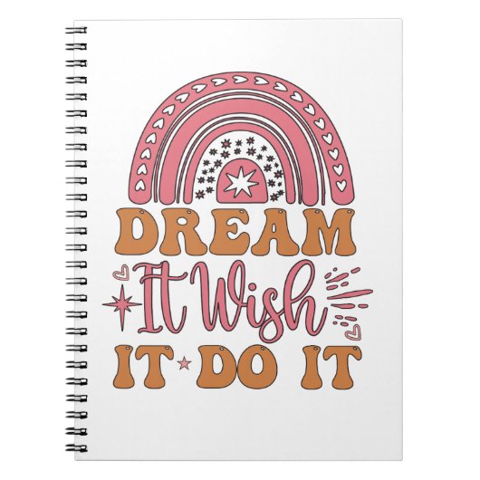 Dream dat het het doet notitieboek (Voorkant)