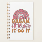 Dream dat het het doet planner (Voorkant)