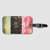 Dream dat het het Motivatie citaat van het Levende Bagagelabel (Voorkant (horizontaal))