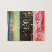 Dream dat het het Motivatie citaat van het Levende Legpuzzel (Horizontaal)