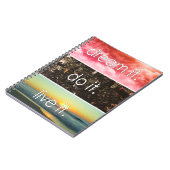 Dream dat het het Motivatie citaat van het Levende Notitieboek (Linkerzijde)