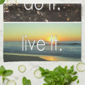 Dream dat het het Motivatie citaat van het Levende Theedoek (Gevouwen)