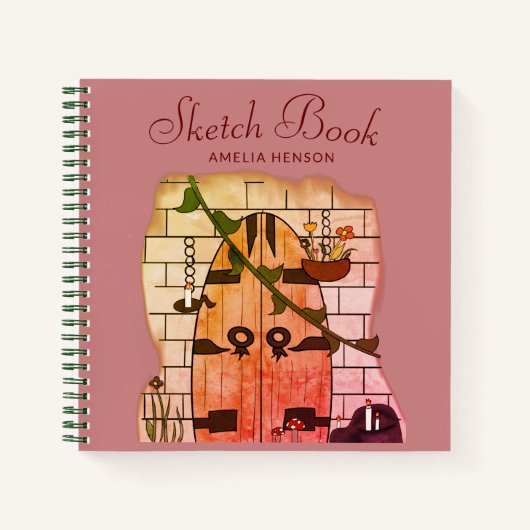 Dream Deurflate Tale Tale Drach Book Notitieboek (Voorkant)