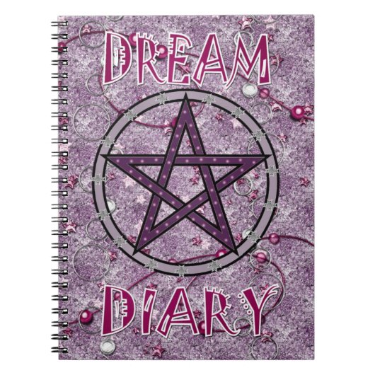 Dream Diary - roze Notitieboek (Voorkant)