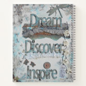 Dream, Discover, Inspire Quote Notitieboek (Achterkant)