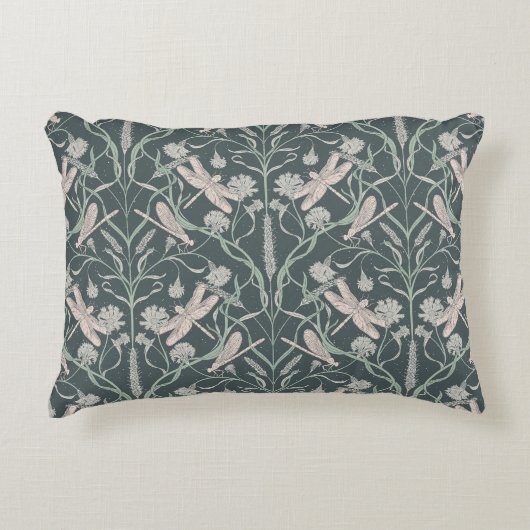 Dream Dragonfly Cornflower, Sterren, Chevron Accent Kussen (Voorkant)