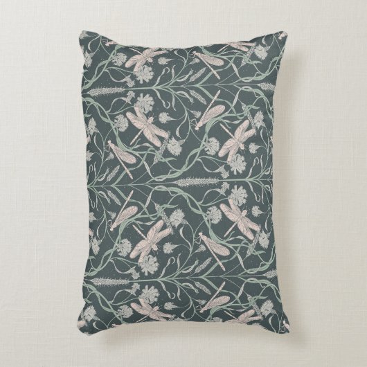 Dream Dragonfly Cornflower, Sterren, Chevron Accent Kussen (Voorkant(Verticaal))