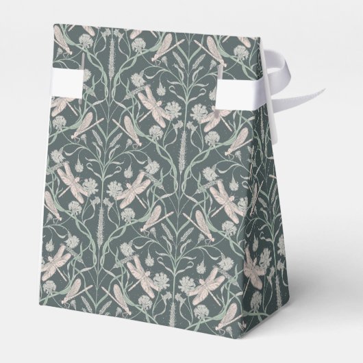 Dream Dragonfly Cornflower, Sterren, Chevron Bedankdoosjes (Achterkant)