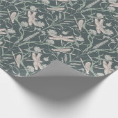 Dream Dragonfly Cornflower, Sterren, Chevron Cadeaupapier (Hoek)