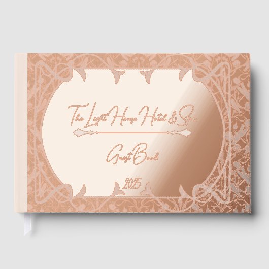 Dream Dragonfly Cornflower, Sterren, Chevron Gastenboek (Voorkant)