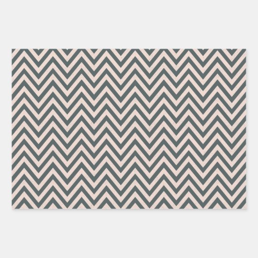 Dream Dragonfly Cornflower, Sterren, Chevron Inpakpapier Vel (Voorkant 3)