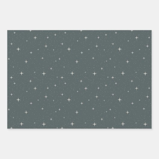 Dream Dragonfly Cornflower, Sterren, Chevron Inpakpapier Vel (Voorkant 2)