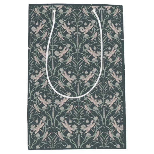 Dream Dragonfly Cornflower, Sterren, Chevron Medium Cadeauzakje (Voorkant)