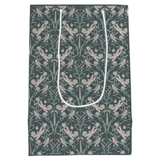 Dream Dragonfly Cornflower, Sterren, Chevron Medium Cadeauzakje (Achterkant)