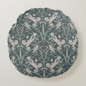 Dream Dragonfly Cornflower, Sterren, Chevron Rond Kussen (Voorkant)