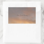 Dream, Dreams, Dreaming skicker Rechthoekige Sticker (Tas)