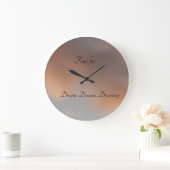 Dream, dromen, dromen, acrylwandklok grote klok (Huis)