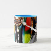 Dream een droom van mij. tweekleurige koffiemok (Center)