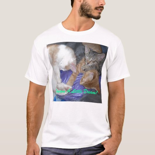 Dream een kleine droom! t-shirt (Voorkant)