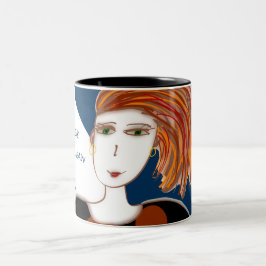 Dream en geloof mok met twee tonen 11oz