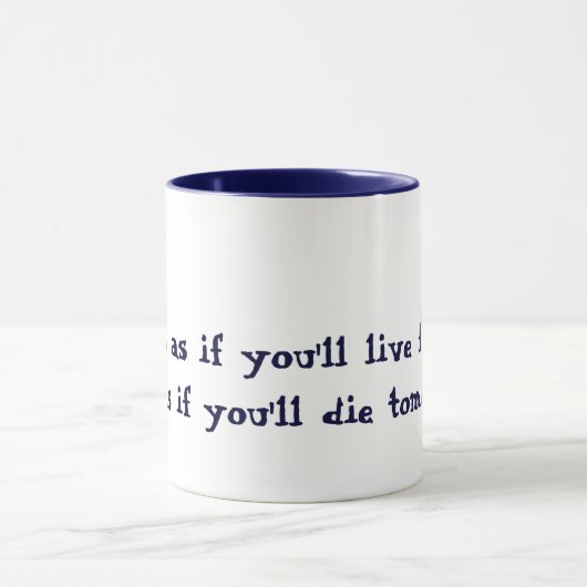 Dream en Live Mok (Midden)