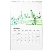 Dream en reis door steden kalender (Feb 2026)