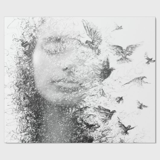 Dream Face Cadeaupapier (Vlak)