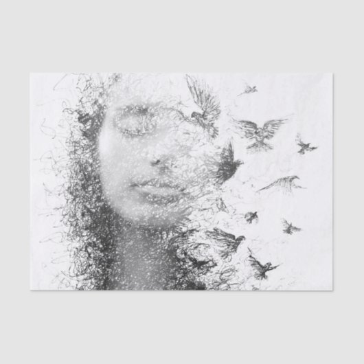 Dream Face-meubelpapier voor het loskoppelen van s Tissuepapier (Voorkant)