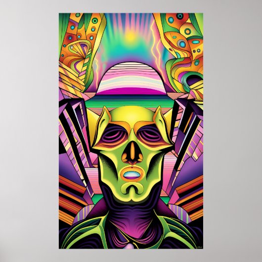 Dream Faced Poster (Voorkant)