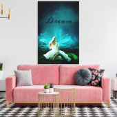 Dream Fairy en Frog Canvas Afdruk (Insitu (Woonkamer))