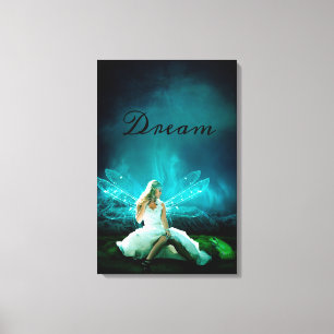 Dream Fairy en Frog Canvas Afdruk