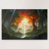 Dream Fairy Forest - Fantasy Kunst Legpuzzel (Horizontaal)