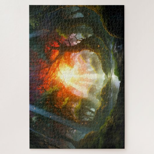 Dream Fairy Forest - Fantasy Kunst Legpuzzel (Verticaal)