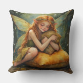 Dream Fairy Holding 2 Pillows Kussen (Voorkant)