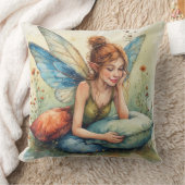 Dream Fairy Holding 2 Pillows Kussen (Deken)