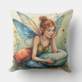 Dream Fairy Holding 2 Pillows Kussen